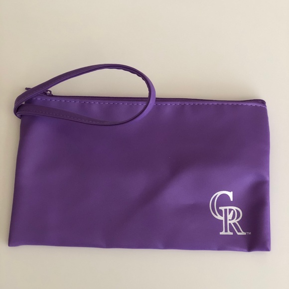 🎉3/$10🎉Colorado Rockies New Purple Wristlet - Picture 1 of 3